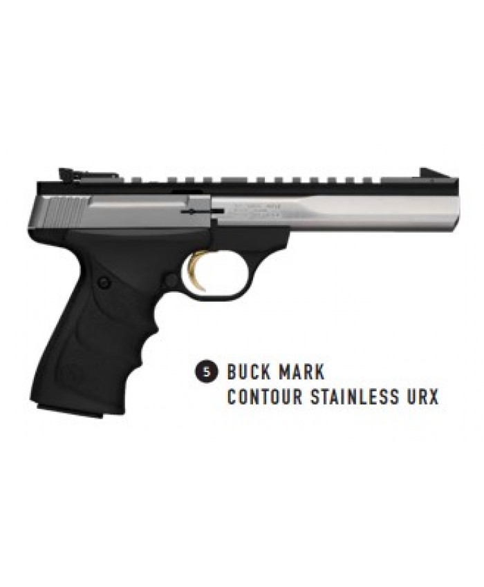 BUCK MARK CONTOUR S/S URX Thr,MS,ADJ S,22LR