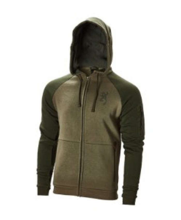 BRG Sweatshirt Zip Snapshoot Two Tones Verde , XL