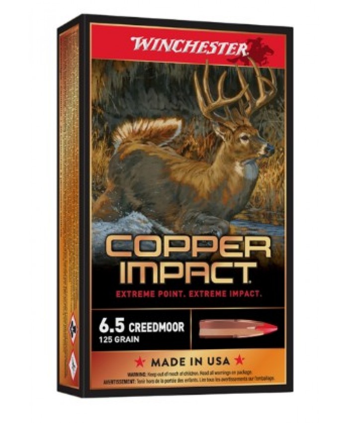 Win Mun 6.5 Creedmoor 125GR. Extreme Point Lead Free 20/200