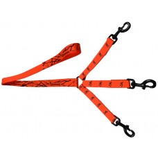 Dog Trela x3 Hunter Flat 150 Cm Laranja