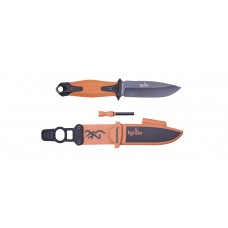 BRG Faca Ignite Preto/Laranja 10cm