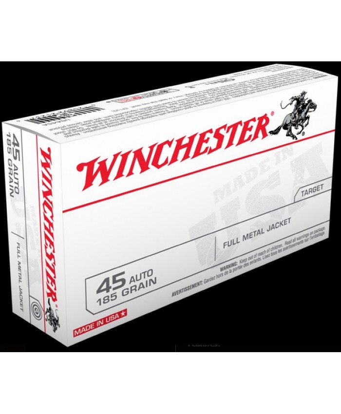 Win Mun 45 Auto 185GR. FMJ FN