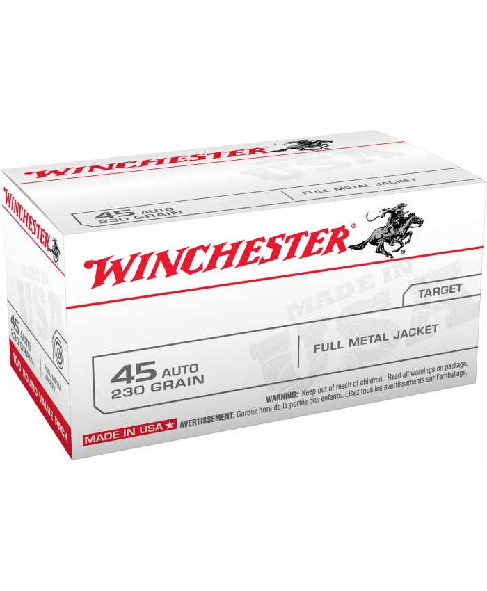 Win Mun 45 Auto 230GR. FMJ