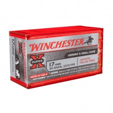 WIN MUN 17HMR,SUPER-X,20gr,JHP,50/1000